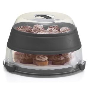 Progressive Prepworks Red Cupcake & Cake Carrier